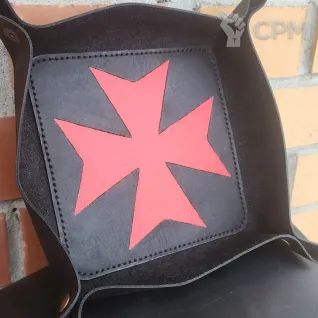 Описание картинки Dice Tray Black Templars/Дайс Трей/Арена/Тарелка/зелёный чёрные храмовники от Krontwar по цене 4 000руб | Свободный Рынок Миниатюр - СРМ