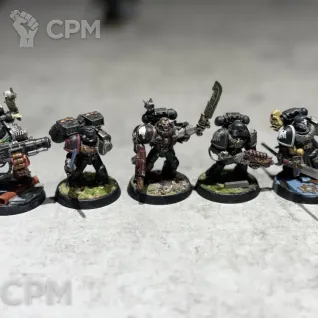 Описание картинки Deathwatch Corvus Blackstar + пехота от Stargazer366 по цене 7 000руб | Свободный Рынок Миниатюр - СРМ