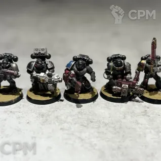 Описание картинки Deathwatch Corvus Blackstar + пехота от Stargazer366 по цене 7 000руб | Свободный Рынок Миниатюр - СРМ