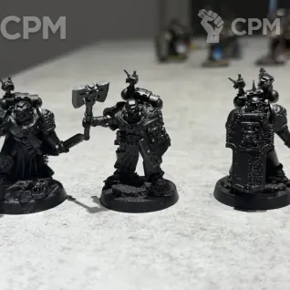 Описание картинки Deathwatch Corvus Blackstar + пехота от Stargazer366 по цене 7 000руб | Свободный Рынок Миниатюр - СРМ