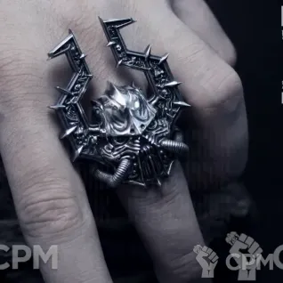 Описание картинки Кольцо Khorne от Строго по-Имперски по цене 27 500руб | Свободный Рынок Миниатюр - СРМ