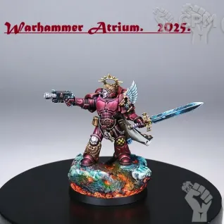 Описание картинки Warhammer 40k. Blood Angels Captain. 5th Company. Sendini - Current Captain. от Ярослав1709 по цене 1руб | Свободный Рынок Миниатюр - СРМ