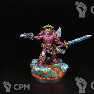 Описание картинки Warhammer 40k. Blood Angels Captain. 5th Company. Sendini - Current Captain. от Ярослав1709 по цене 100руб | Свободный Рынок Миниатюр - СРМ