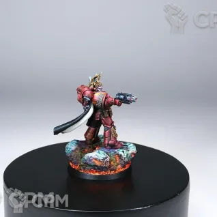 Описание картинки Warhammer 40k. Blood Angels Captain. 5th Company. Sendini - Current Captain. от Ярослав1709 по цене 100руб | Свободный Рынок Миниатюр - СРМ