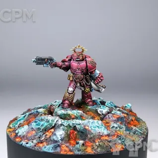 Описание картинки Warhammer 40k. Blood Angels Captain. 5th Company. Sendini - Current Captain. от Ярослав1709 по цене 100руб | Свободный Рынок Миниатюр - СРМ
