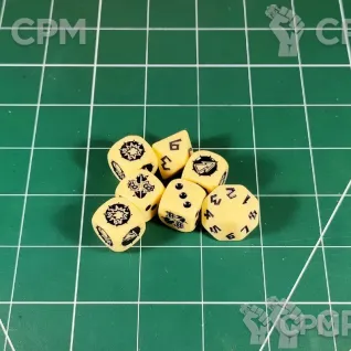 Описание картинки Tomb Kings Team Dice Set от Vault Boy по цене 2 998руб | Свободный Рынок Миниатюр - СРМ