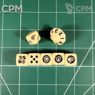 Описание картинки Tomb Kings Team Dice Set от Vault Boy по цене 3 698руб | Свободный Рынок Миниатюр - СРМ