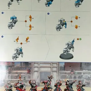 Описание картинки Bretonnian Blood Bowl Team The Brionne Barons от Vault Boy по цене 4 398руб | Свободный Рынок Миниатюр - СРМ