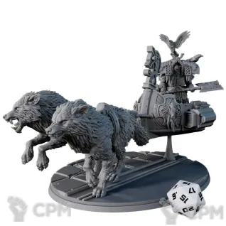 Описание картинки Logan Grimnar On Stormrider от 3D Print Workshop по цене 997руб | Свободный Рынок Миниатюр - СРМ