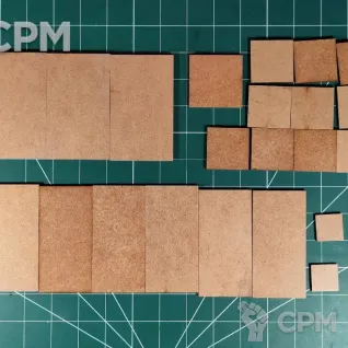 Описание картинки MDF Bases Square and Rectangular  (Базы МДФ) от Vault Boy по цене 498руб | Свободный Рынок Миниатюр - СРМ