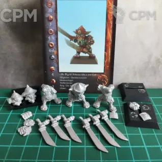 Описание картинки Goblin Samurat 2 от Old Red Goblin по цене 4 500руб | Свободный Рынок Миниатюр - СРМ