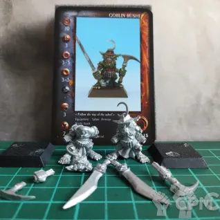 Описание картинки Goblin Bushi от Old Red Goblin по цене 3 000руб | Свободный Рынок Миниатюр - СРМ