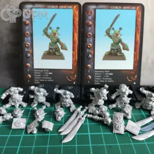 Описание картинки Goblin Ashigaru от Old Red Goblin по цене 7 000руб | Свободный Рынок Миниатюр - СРМ