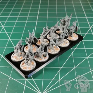 Описание картинки Movement Tray Rectangular 3D 28 Round 5x2 от Vault Boy по цене 498руб | Свободный Рынок Миниатюр - СРМ