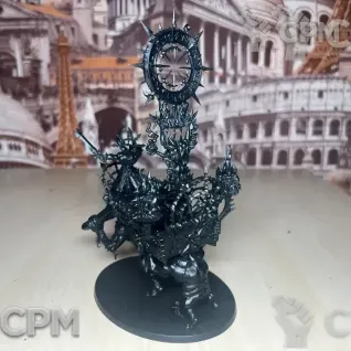 Описание картинки Chaos Warshrine (овальная база) от Lomantik по цене 4 500руб | Свободный Рынок Миниатюр - СРМ