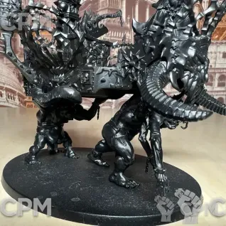 Описание картинки Chaos Warshrine (овальная база) от Lomantik по цене 4 500руб | Свободный Рынок Миниатюр - СРМ