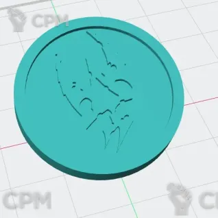 Описание картинки Pain Token Drukhari от rosa_3d по цене 142руб | Свободный Рынок Миниатюр - СРМ