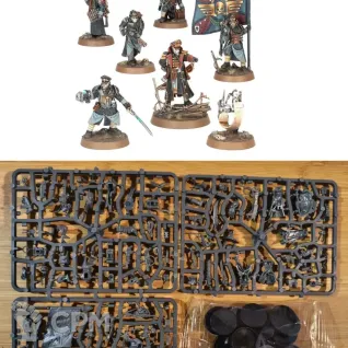 Описание картинки Krieg Command Squad от Black Legion Hall по цене 3 960руб | Свободный Рынок Миниатюр - СРМ