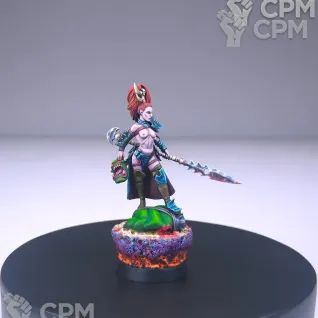 Описание картинки Warhammer 40k Drukhari Wych / Arena Mistress D'Aggia 2.0 от Ярослав1709 по цене 1руб | Свободный Рынок Миниатюр - СРМ