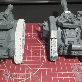 Описание картинки 2 Хаосевых Leman Russ от Terran по цене 6 299руб | Свободный Рынок Миниатюр - СРМ