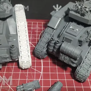 Описание картинки 2 Хаосевых Leman Russ от Terran по цене 6 299руб | Свободный Рынок Миниатюр - СРМ