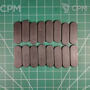 Описание картинки Bike Bases 70x25 mm Oval Bases Подставка пилюля x16 от Vault Boy по цене 498руб | Свободный Рынок Миниатюр - СРМ