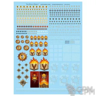 Описание картинки Word Bearers Legion Transfer Sheet Декали Оригинал GW от Vault Boy по цене 5 298руб | Свободный Рынок Миниатюр - СРМ