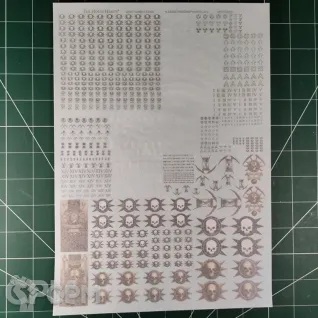 Описание картинки Death Guard Legion Transfer Sheet Декали Оригинал GW от Vault Boy по цене 5 298руб | Свободный Рынок Миниатюр - СРМ