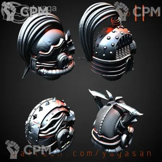 Описание картинки CSM Helmets v3 от Стальные Небеса по цене 60руб | Свободный Рынок Миниатюр - СРМ