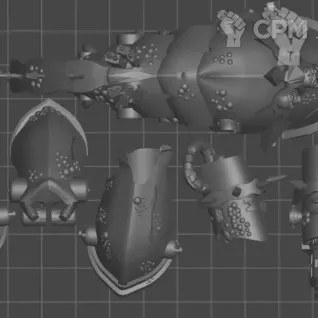Описание картинки Myphitic Blight-hauler (скан) от WAAAAAAGHshop по цене 600руб | Свободный Рынок Миниатюр - СРМ