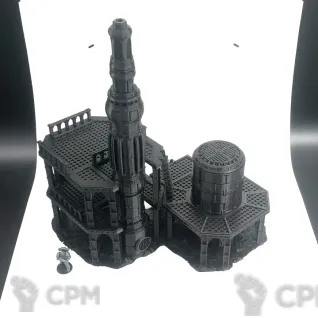 Описание картинки Индустриальные Платформы - Sci-Fi Террейн от Terrain Print по цене 2 300руб | Свободный Рынок Миниатюр - СРМ