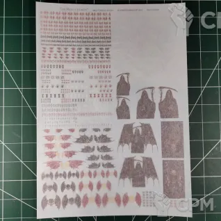 Описание картинки Night Lords Legion Transfer Sheet Декали Оригинал GW от Vault Boy по цене 5 298руб | Свободный Рынок Миниатюр - СРМ