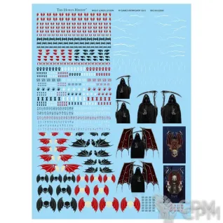 Описание картинки Night Lords Legion Transfer Sheet Декали Оригинал GW от Vault Boy по цене 5 298руб | Свободный Рынок Миниатюр - СРМ