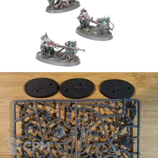 Описание картинки Warplock Jezzails, на литниках от Black Legion Hall по цене 2 970руб | Свободный Рынок Миниатюр - СРМ