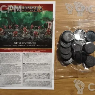 Описание картинки 10х Stormvermin, на литниках от Black Legion Hall по цене 4 400руб | Свободный Рынок Миниатюр - СРМ