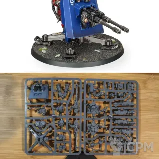 Описание картинки Firestrike Servo-Turret, на литниках от Black Legion Hall по цене 3 080руб | Свободный Рынок Миниатюр - СРМ