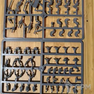 Описание картинки 5x Dire Avengers with 1x Aspect Shrine tokens, на литниках от Black Legion Hall по цене 2 750руб | Свободный Рынок Миниатюр - СРМ