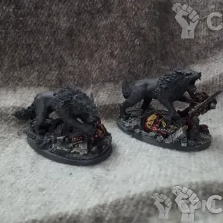 Описание картинки The wolf kin of Leman Russ (Forge World) от User37934 по цене 12 000руб | Свободный Рынок Миниатюр - СРМ