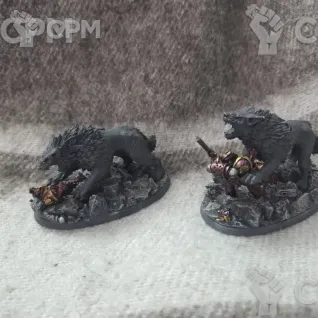 Описание картинки The wolf kin of Leman Russ (Forge World) от User37934 по цене 12 000руб | Свободный Рынок Миниатюр - СРМ