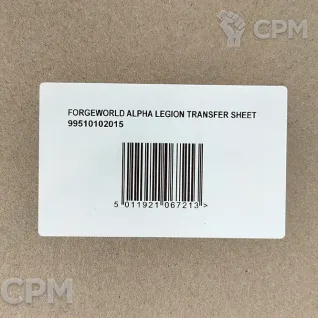 Описание картинки Alpha Legion Transfer Sheet Декали Оригинал GW от Vault Boy по цене 5 298руб | Свободный Рынок Миниатюр - СРМ