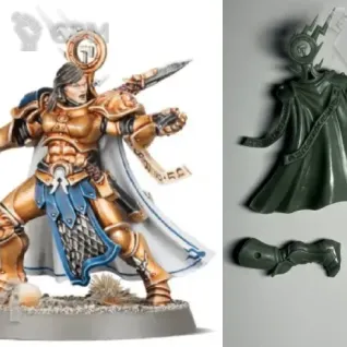 Описание картинки Knight-Questor Larissa Shadowstalker. Литьё от ASSV по цене 400руб | Свободный Рынок Миниатюр - СРМ