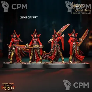 Описание картинки Choir of Fury 4 шт от Brutality по цене 850руб | Свободный Рынок Миниатюр - СРМ