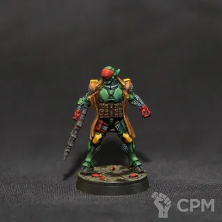 Описание картинки Authorized Bounty Hunter от Old Red Goblin по цене 5 000руб | Свободный Рынок Миниатюр - СРМ