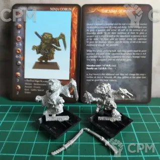 Описание картинки Ninja Goblin 1 от Old Red Goblin по цене 3 000руб | Свободный Рынок Миниатюр - СРМ