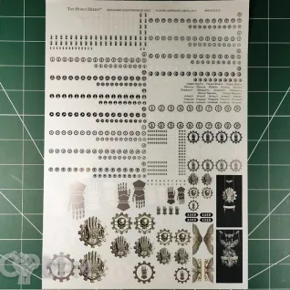Описание картинки Iron Hands Legion Transfer Sheet Декали Оригинал GW от Vault Boy по цене 5 298руб | Свободный Рынок Миниатюр - СРМ