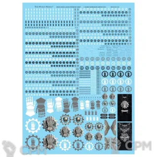 Описание картинки Iron Hands Legion Transfer Sheet Декали Оригинал GW от Vault Boy по цене 5 298руб | Свободный Рынок Миниатюр - СРМ