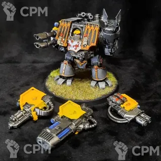 Описание картинки Forge World Red Scorpions MK IV Venerable Dreadnought (оригинал) от Superguns по цене 2 500руб | Свободный Рынок Миниатюр - СРМ