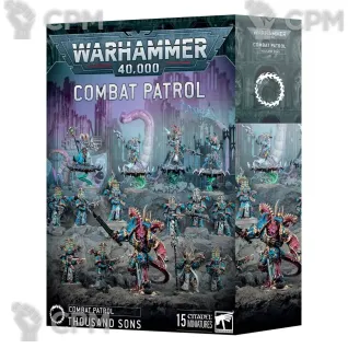 Описание картинки Набор миниатюр Warhammer 40000 COMBAT PATROL: THOUSAND SONS 2025 от Дауран по цене 13 500руб | Свободный Рынок Миниатюр - СРМ