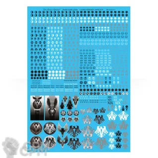 Описание картинки Raven Guard Legion Transfer Sheet Декали Оригинал GW от Vault Boy по цене 5 298руб | Свободный Рынок Миниатюр - СРМ