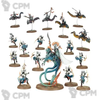 Описание картинки Набор миниатюр Warhammer Age of Sigmar Spearhead: Idoneth Deepkin Akhelian Tide Guard от Дауран по цене 12 000руб | Свободный Рынок Миниатюр - СРМ